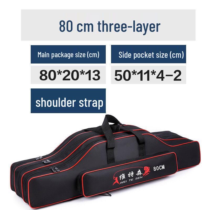 Многофункциональный водонепроницаемый рюкзак для хранения рыболовных снастей и удилищ