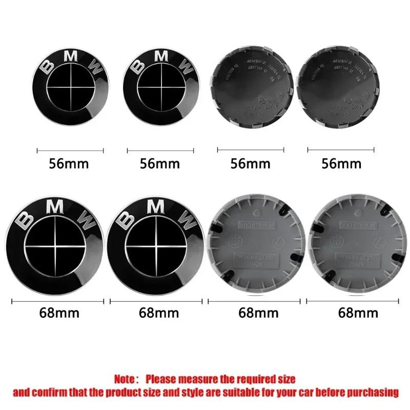 4 шт. 56 мм 68 мм Эмблема BMW для колпаков ступиц колес BMW для BMW 3 серии 5 серии E60 E90 F10 F30 E46 E39 X5 E53 E70 E38 Z4