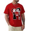 Interesting Cartoon Emo T Shirt Harajuku Short Sleeve T-shirt 100% Cotton Graphics Tshirt Tops