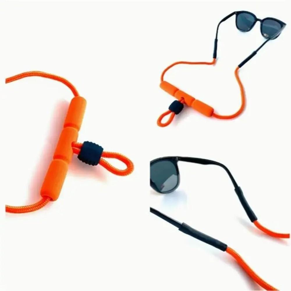 1PC Adjustable Length Floating Glasses Strap Polyester Foam Foam Floatable Design Eyewear Retainer Lanyard Durable Non-slip