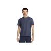 Dri-Fit Primary Solid Logo Пуловер с круглым вырезом, футболка с короткими рукавами, мужские топы, синий, черный DV9832-451