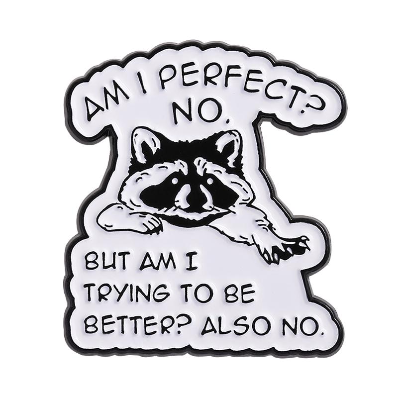 It's Ok Not To Be Ok Enamel Pin Custom Quotes Emotional Support Dumpster Fire Mental Health Brooches Lapel Badge Jewelry Gifts