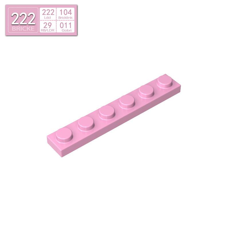 BRICKE 1x6 Thin Plate for Lego 3666 Compatibility – Loose MOC Building Blocks
