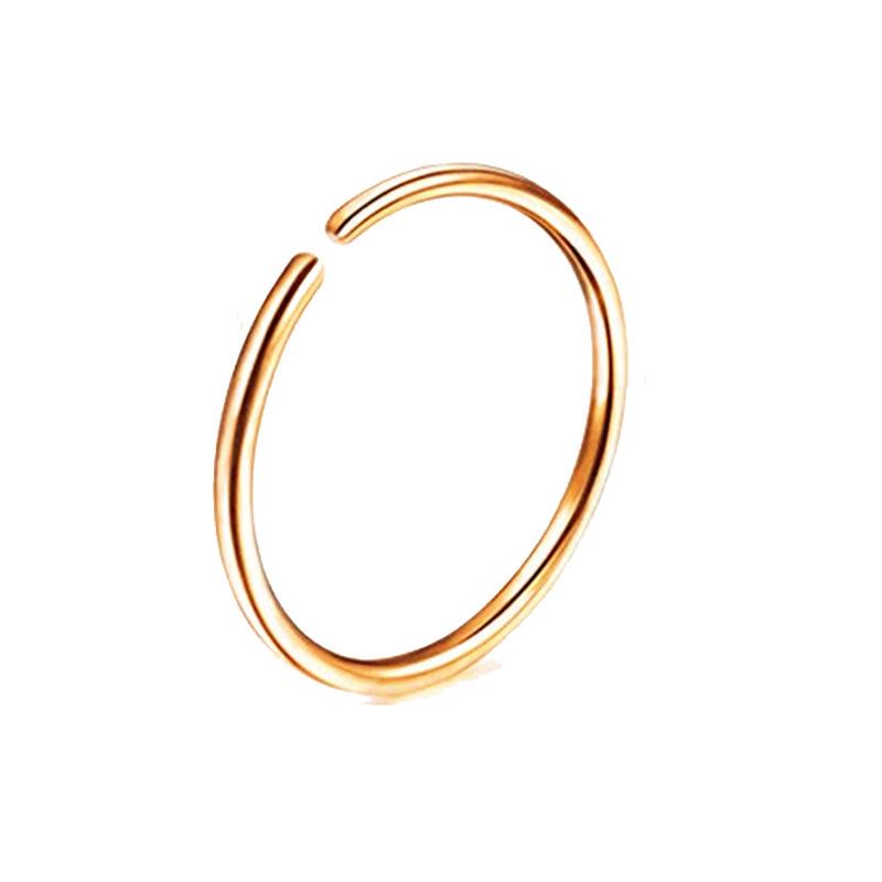 Кольца для носа и губ из нержавеющей стали и титана, бесшовные украшения для пирсинга