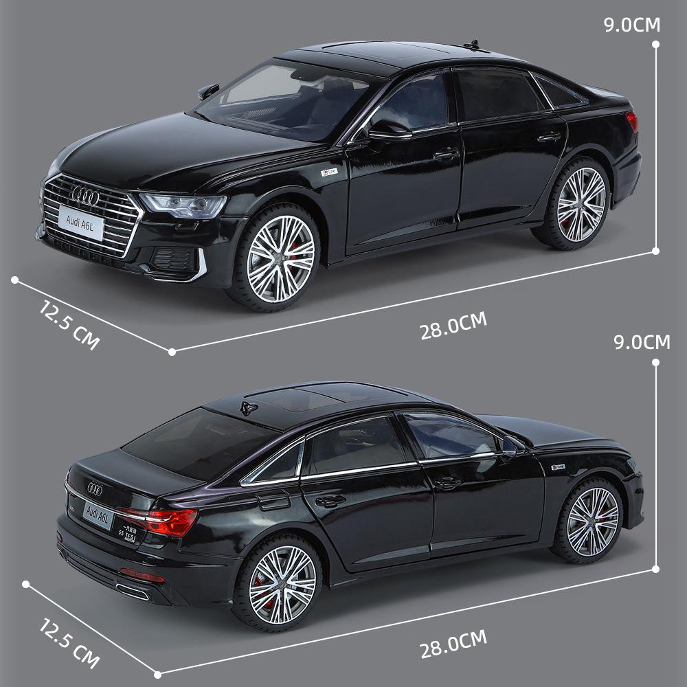 Симуляция модели семейного автомобиля из сплава A6L в масштабе от 1 до 18
