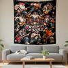 Rock 'n' Roll Dwarves Artwork Patterned tapestry for bedroom and living room home decor