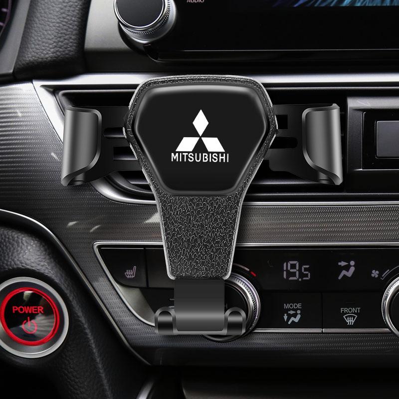 Car Phone Holder Gravity Sensing Auto Grip Universal Bracket For Mitsubishi Lancer Ralliart ASX Mirage Pajero Xpander Attrage