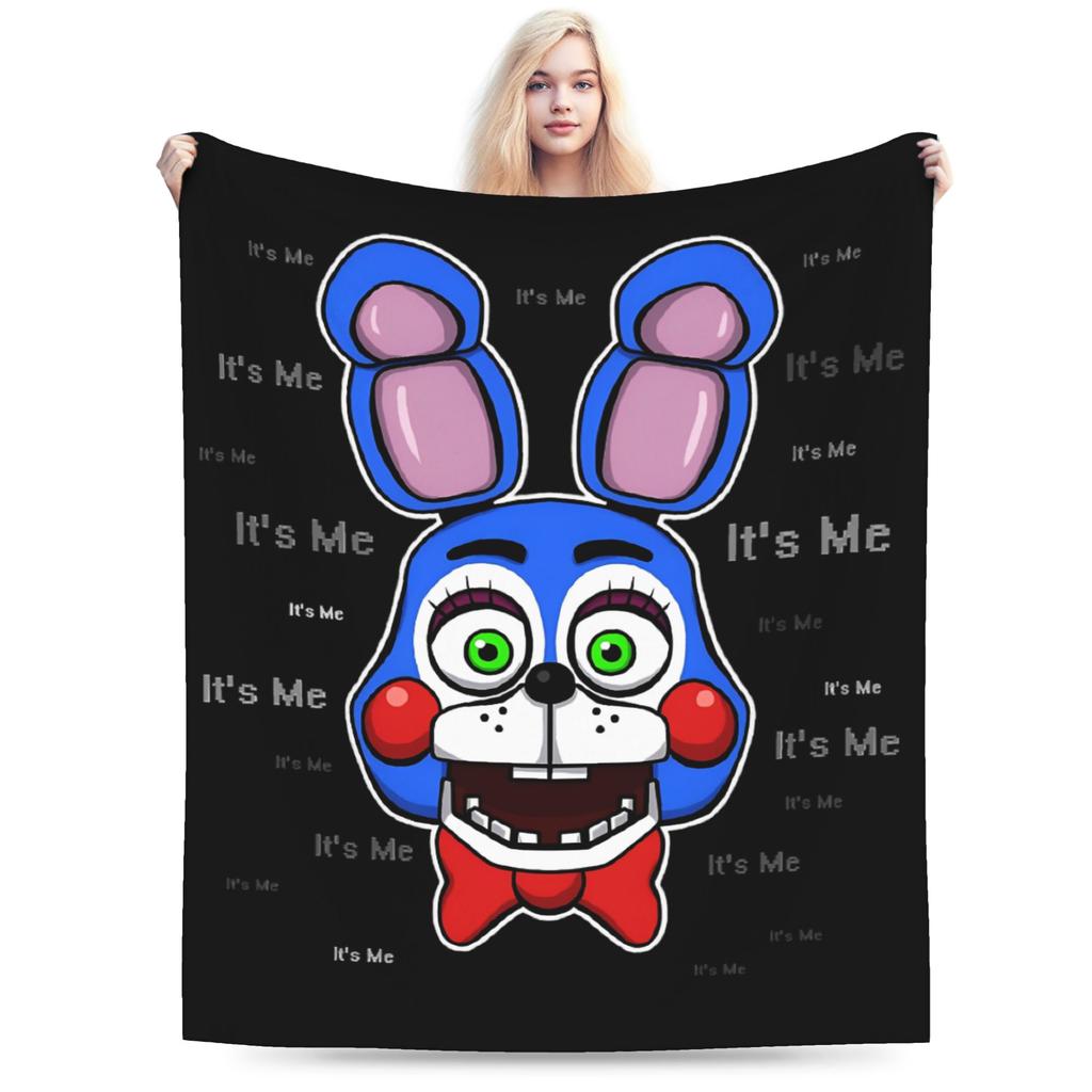 FNAF В Фредди Плед Вельветовый Весна Осень Многофункциональный Супер Теплый Плед для Постельного Белья Путешествий Одеяло