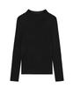 BARNEYS NEWYORK 26Осень/Зима 100% Ультратонкая Шерсть Цельновязаный Свитер Черный