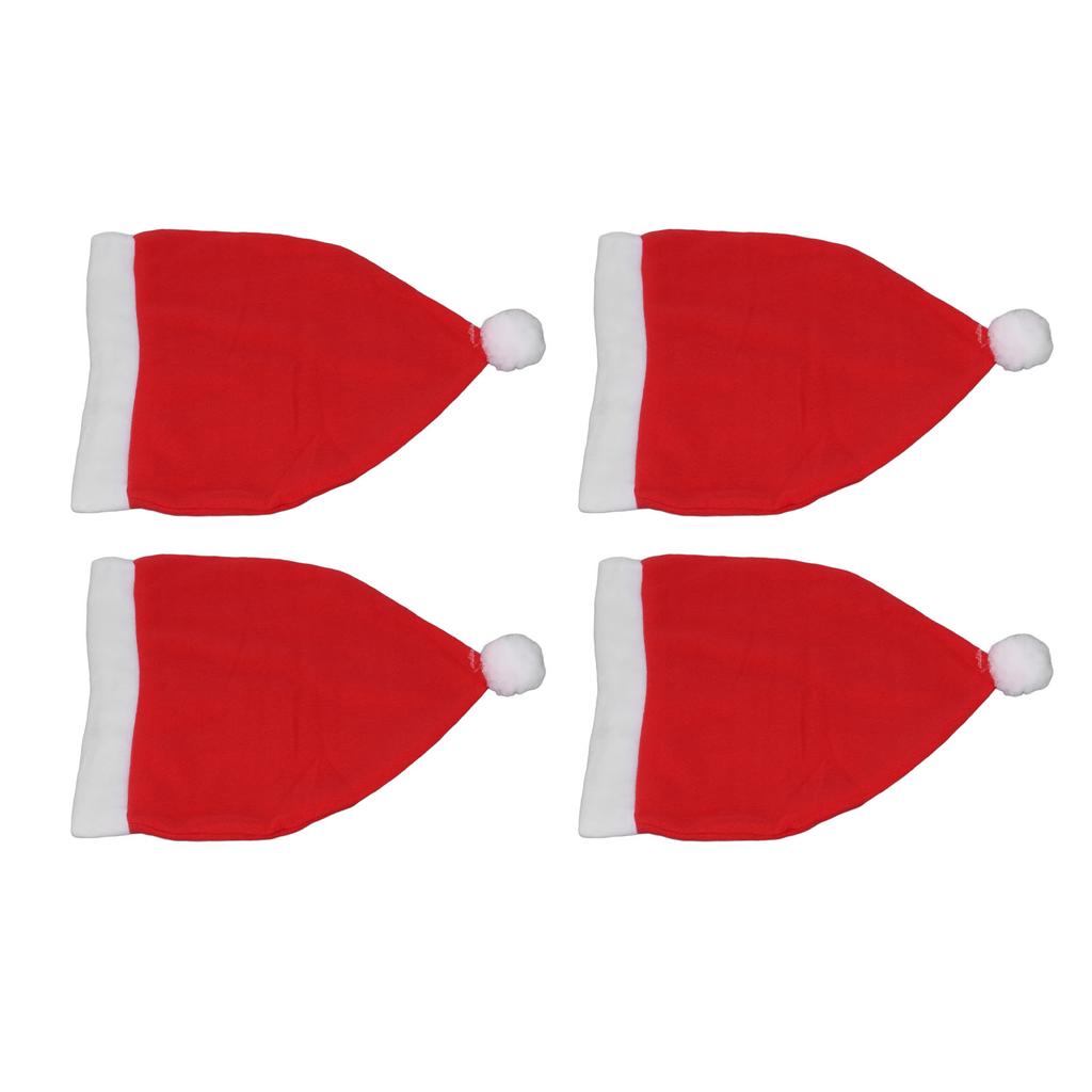 4 шт. шапка Санты рождественская праздничная шапка рождественский чехол на подголовник автокресла украшения праздничные принадлежности