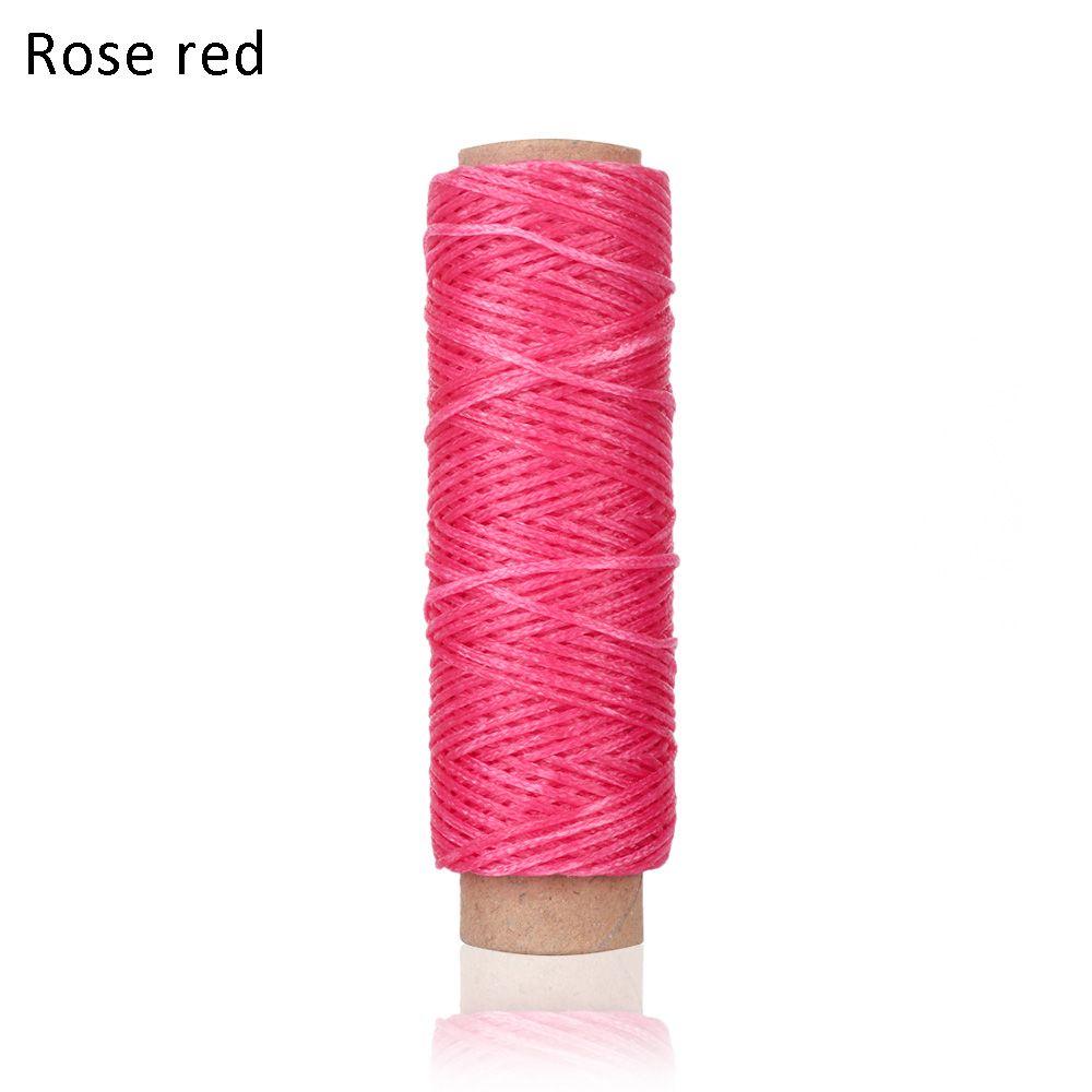 30m/roll Tool Handicraft Flat Hand Stitching Waxed Thread Sewing Line Leather Cord