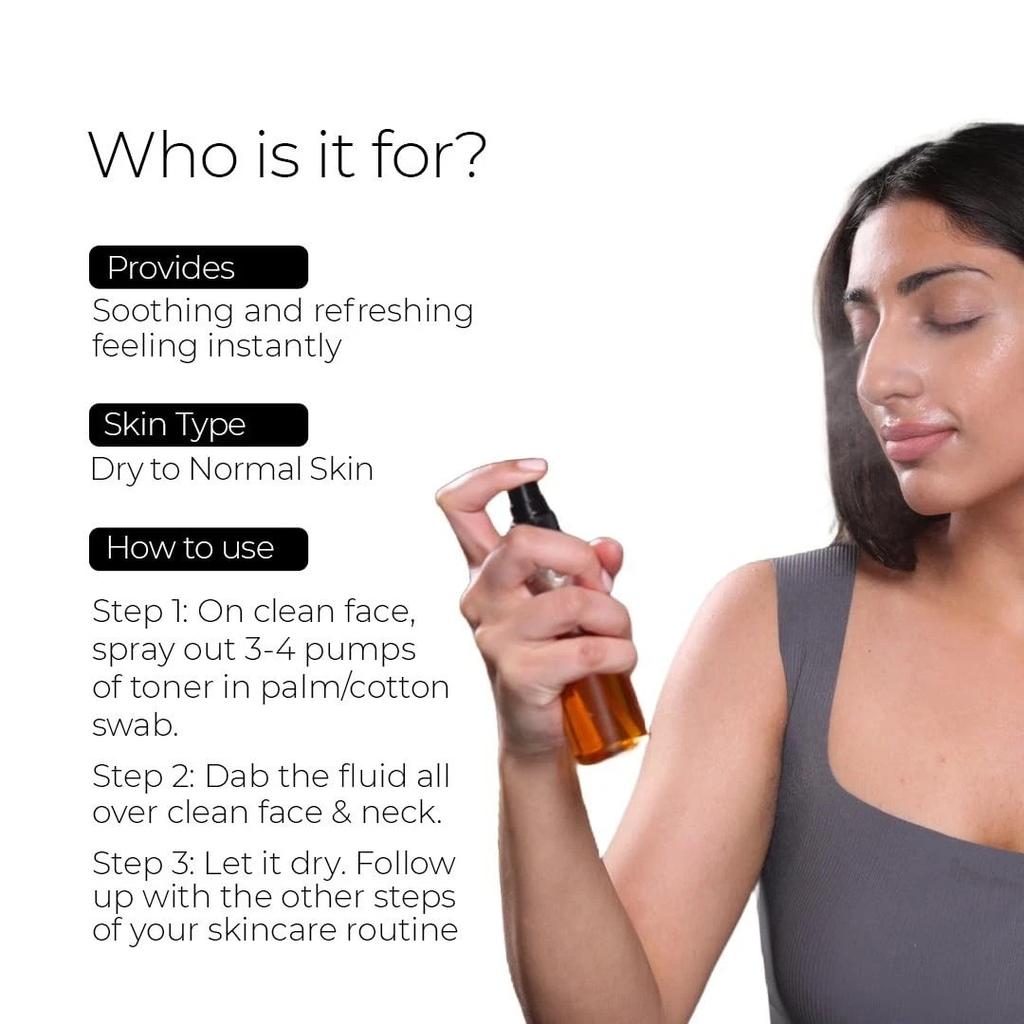 Bhu Botanicals Skin Clarifying Toner For Dry To Normal Skin 100ml