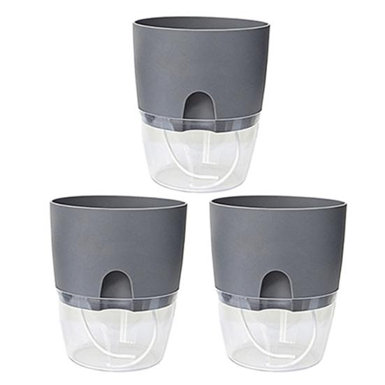 Цветочный горшок Yousheng с дренажными отверстиями, отверстием для залива воды, автоматическим самополивом, гидропонным цветочным горшком, прозрачным основанием, гидропонной посадкой