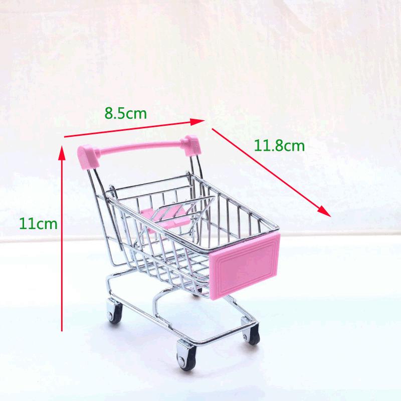 Мини-супермаркет тележка для покупок настольная модель детские игрушки украшение дома миниатюра