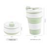 Foldable Silicone Travel Cup - Portable Outdoor Drinking & Mouthwash Solution