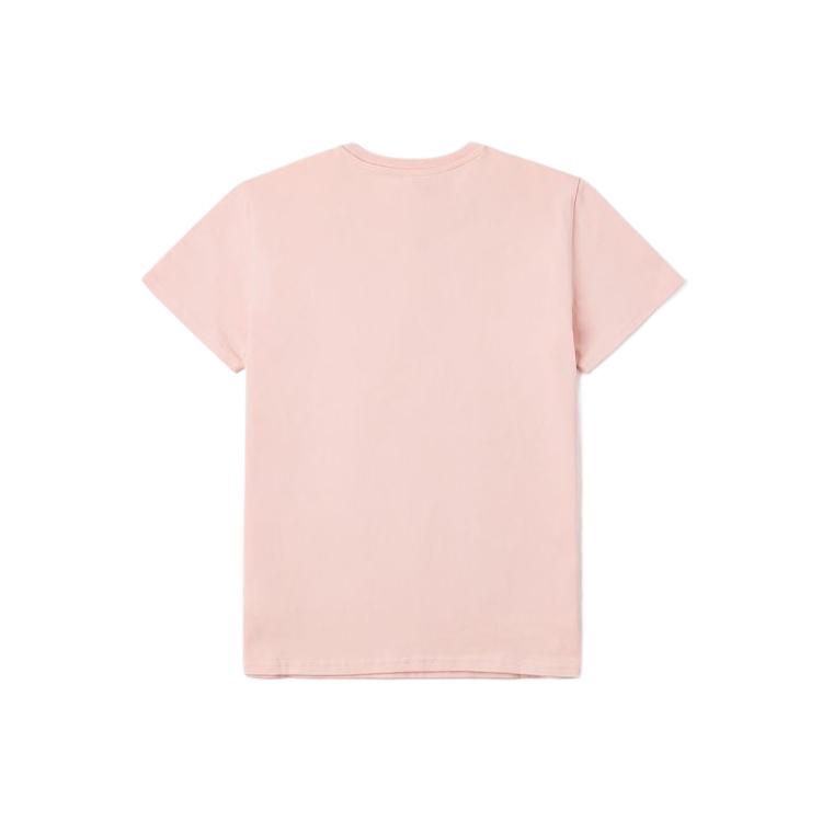 Vans Spacemolly Удобная Модная Мягкая Трендовая Обычная Футболка Женские Топы Розовый VN000RA9CHN