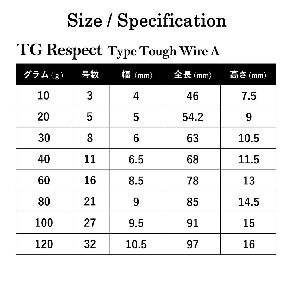 TG Respect Type Tough Wire A with Silver Glow Fishing Tungsten TG BAKSTORM (Single Item) Stripe, 100g, Tackle, Jigging, Amberjack, Grouper, Rockfish,