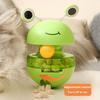 Игрушка-мяч для кошек, медленная кормушка, шарик для лакомства, игрушка-головоломка для кошек, диспенсер, интерактивная игрушка в форме лягушки