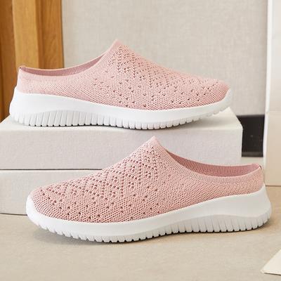 Тапочки женские 2025 новая верхняя одежда тапочки обувь ленивые одна педаль мама обувь сумка голова половина перетаскивание