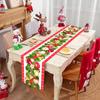 Christmas Table Runner Merry Christmas Table Decoration for Home 2024 Table Cover Xmas Ornament Navidad Natal New Year Gift 2025