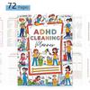 Cleaning Planner For Adhd Adults Women Kids,Household Daily Cleaning Schedule And Checklist Organizing Notebook