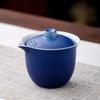 Dehua black pottery ceramic tea set outdoor travel portable tea set household gifts simple and printable