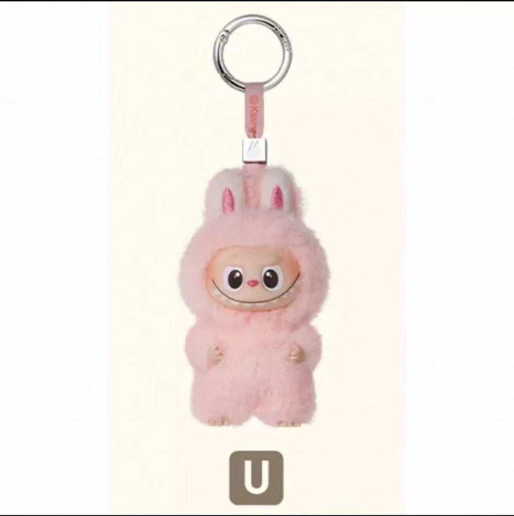Labubu New 4th Generation Mini Edition Vinyl-Face Plush Doll Blind Box Backpack Accessory Keychain Christmas Gift Children's Hand Puppet Toy