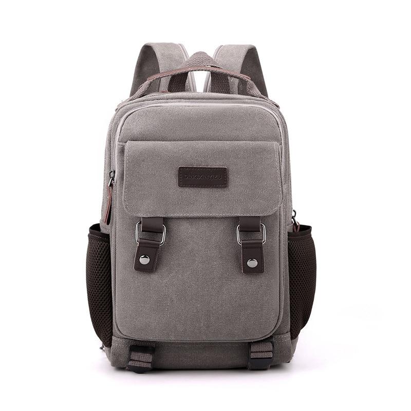 Canvas For Backpack Laptop Men Backpack Travel Backpack School Bag Waterproof Men Bag Pack Mochila