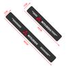 4Pcs Car Carbon Fiber Door Anti-Scratch Threshold Badge Sticker For Mitsubishi 9 Ralliart X EX L200 Colt Outlander Pajero Lancer