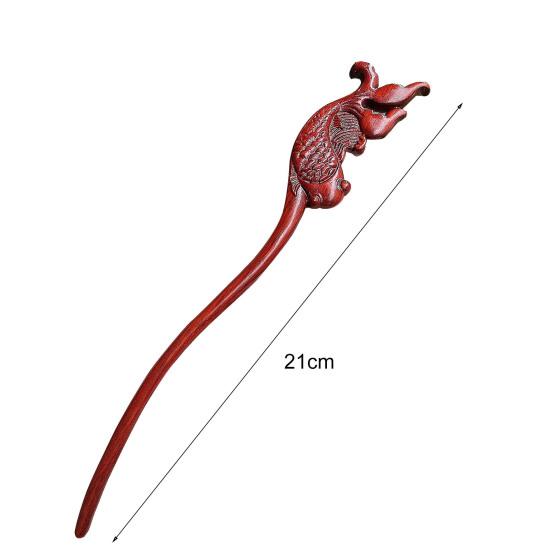 Палочки для волос, винтажная прозрачная текстура, деревянная заколка в китайском стиле, женские украшения для волос
