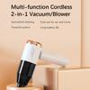 Многофункциональный пылесос 2-в-1, ручной беспроводной пылесос с мощным всасыванием, складной вентилятор для барбекю, пылесос для дома и автомобиля