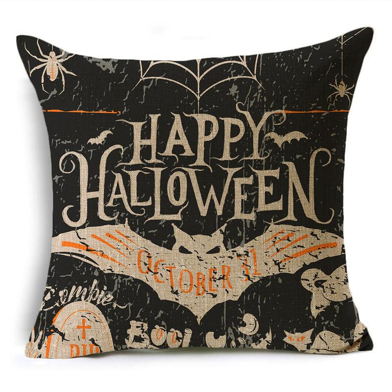 New Halloween Series Pillow Cover Festive Atmosphere Home Sofa Cushion Cover 40*40cm/45*45cm/50*50cm