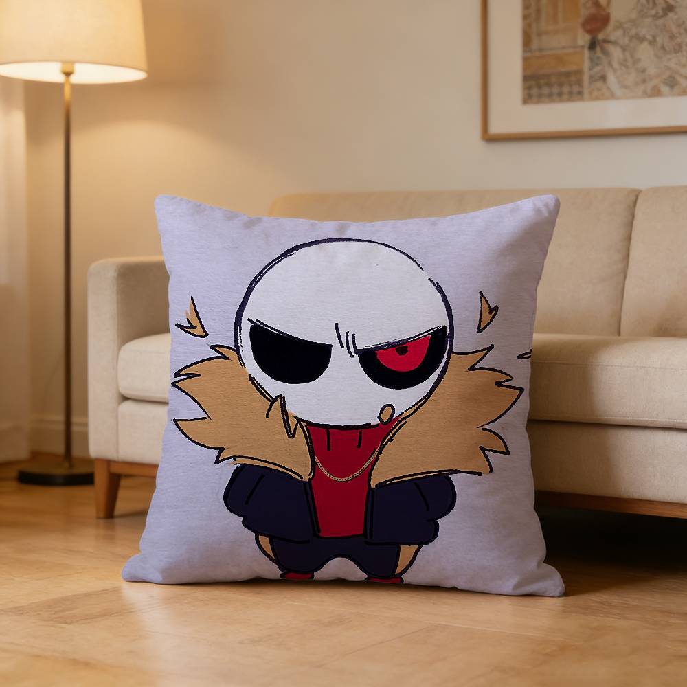 Fell Ink Sans UUndertale Pillow Case for Sofa Living Room Home office Decor Protective Cover