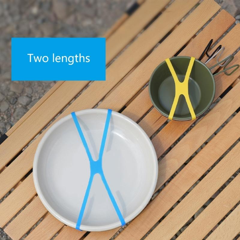 10Pcs Elastic H Bands Strap for Book Binding, Art Projects & Outdoor, Multicolors Silicone Rubber Bands H Bands,  2 Size