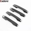 For Honda CRV CR-V  2024 2025 Carbon Fiber Car Door Handle Cover Trim Side Door Handles Catch Cap Overlay Accessories