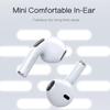 VAORLO PRO4 TWS Роскошные белые наушники Bluetooth 5.3 HiFi стерео музыкальные наушники с HD шумоподавлением микрофон гарнитура IPX5 водонепроницаемый