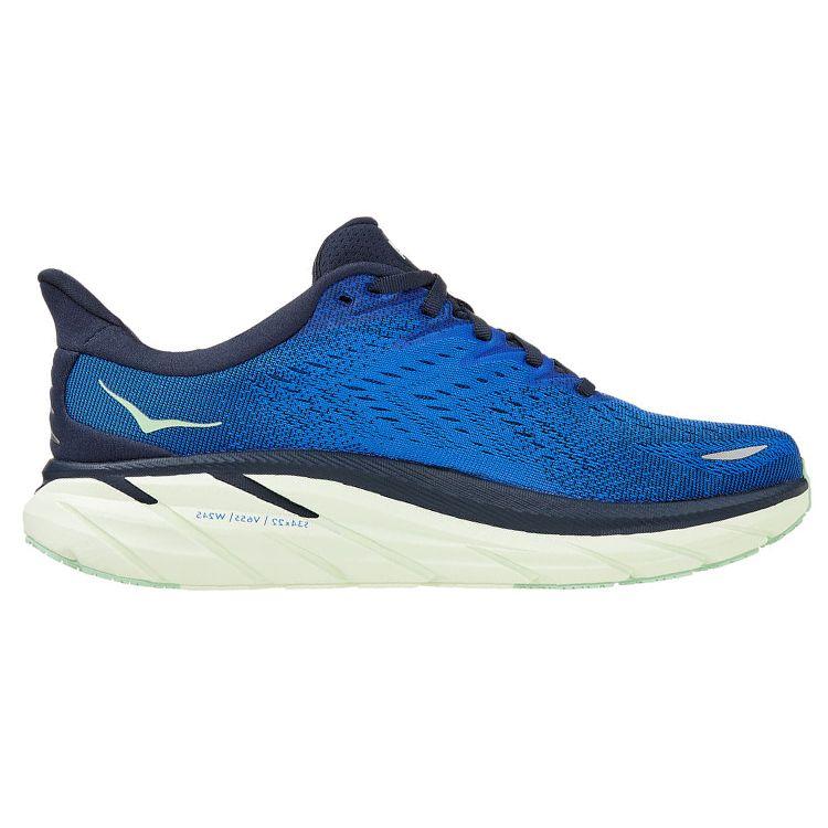 HOKA One One Clifton 8 Dazzling Blue Men Sneakers Outer-Space 1119393-DBOS