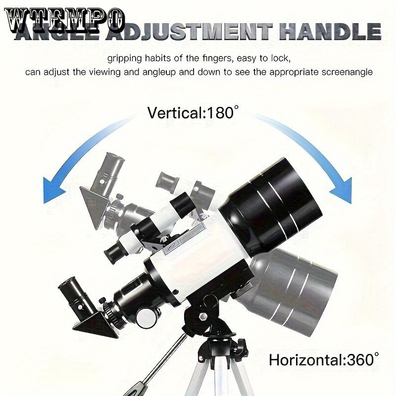 Рефлекторный астрономический телескоп Телескоп высокой четкости с большим увеличением, модель 30070 День и ночь Астрономический телескоп двойного назначения