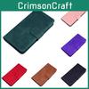 Galaxy For A06 Solid Color Skin Leather Phone Case Women Men Magnetic
