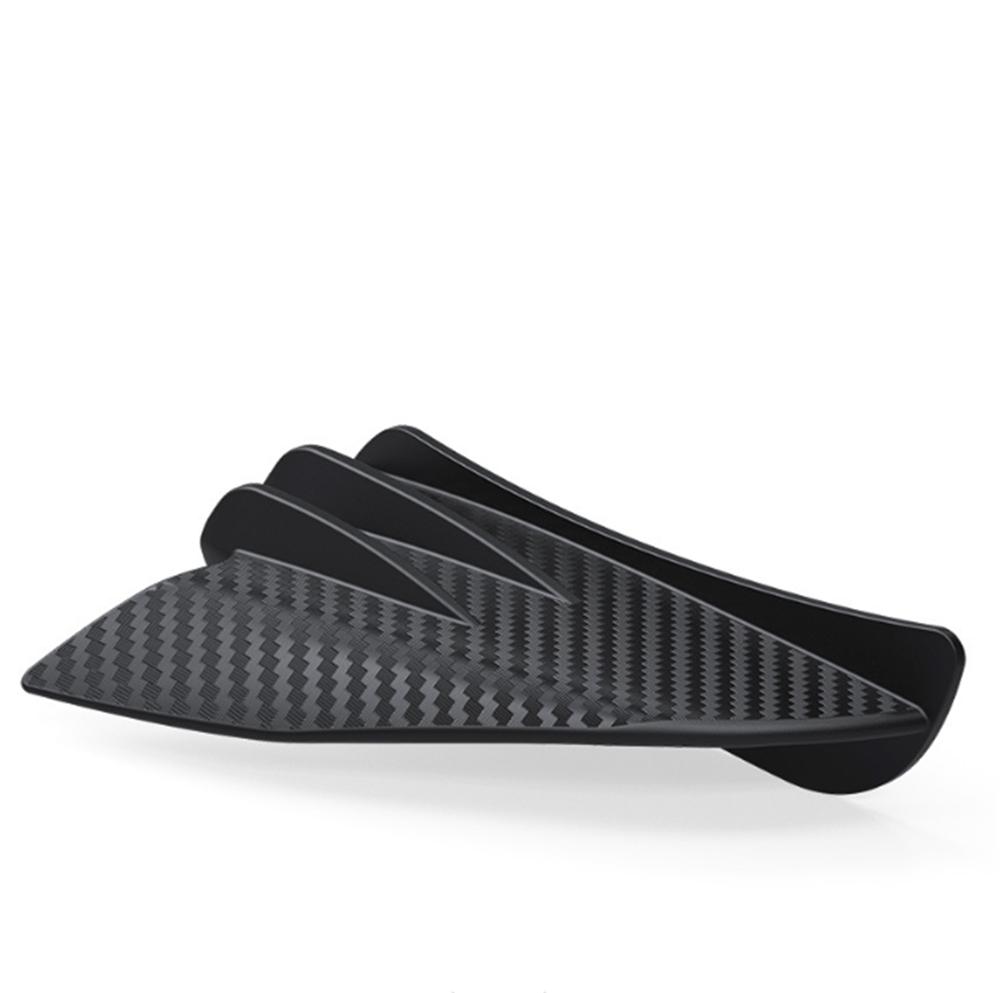 2 шт. глянцевый карбоновый внешний вид для мотоцикла, аэродинамический крылышко, боковой обтекатель, спойлер, крыло