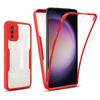 Samsung Case Galaxy S23 For Ultra Plus 360 Clear Doublesided Soft Silicone Phone Case For Samsung S 23 S23ultra S23plus Full Body Protect Tpu Cover