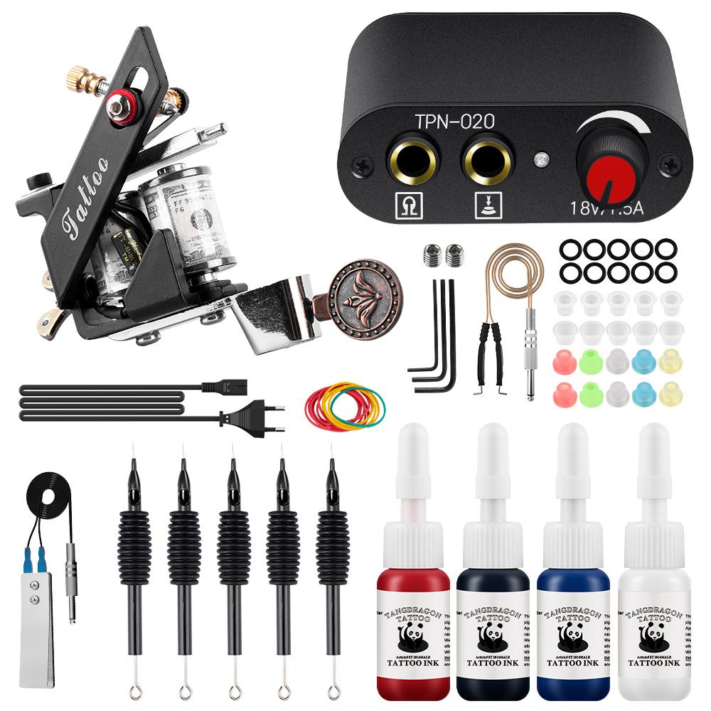 Набор тату-машинок PHOENIXY с иглами питания и чернилами для боди-арта