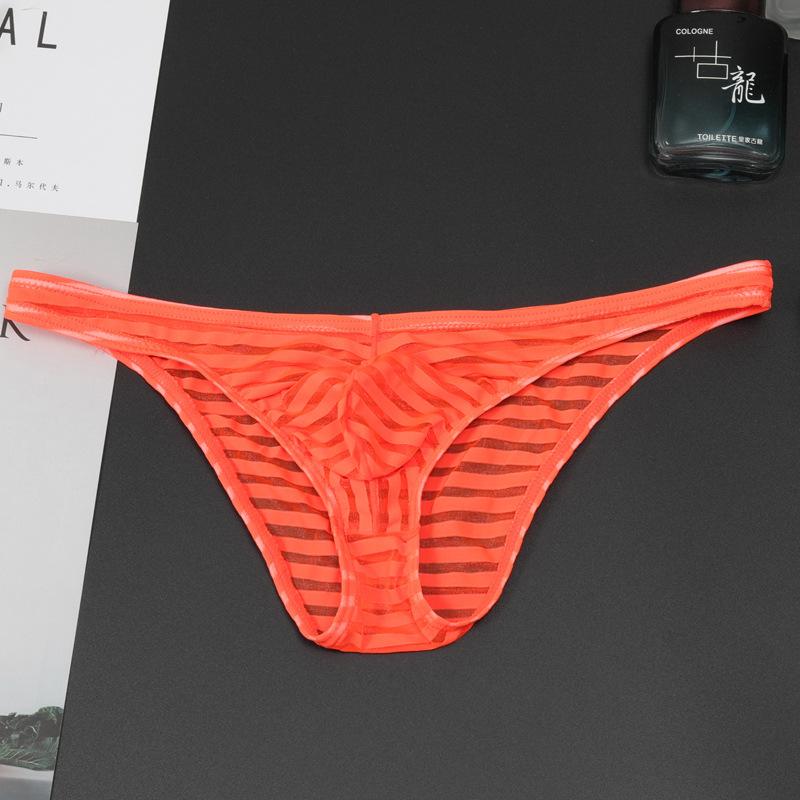 Men's Triangle Underwear Ultra-thin Ice Silk Transparent Sexy New Underwear