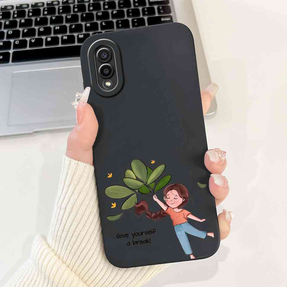 Для Samsung Galaxy A02 SM-A022F Чехол Роскошный Цветочный Модный Мягкий Силиконовый ТПУ Чехол Для Samsung A02 M02 6.5" SM-M022F Чехол для Телефона