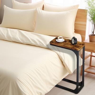 Yousheng Узкий C-образный приставной столик Тонкий прикроватный столик для дивана Маленький для гостиной спальни в деревенском стиле Задвижной под диван-кровать Узкий столик-поднос для закусок и ТВ