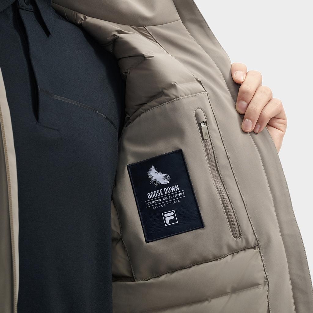 Men's Jacket FILA Down Jacket Men's Pulse Brown