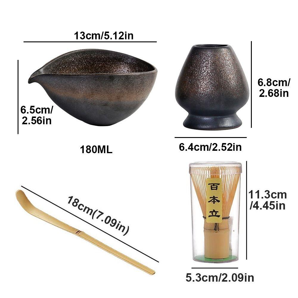 4 шт. Набор для приготовления японского чая матча пищевого класса, многоразовый японский венчик для чая матча Часен, набор для перемешивания