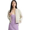 Calvin Klein Куртка-бейсболка с вышитыми буквами Ck, женская куртка, молочная J221662
