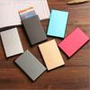 Automatic Stainless Steel Credit Card Holder Men Slim Anti Protect Travel ID Cardholder Women Rfid Wallet Metal Case Porte Carte