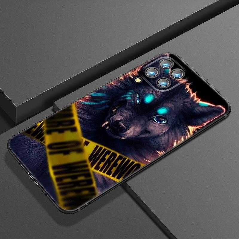 Чехол для телефона с свирепым животным волком для Samsung Galaxy A21 A30 A50 A52 S A13 A22 A32 4G A23 A33 A53 A73 5G A12 A31 A51 A70 A71 A72